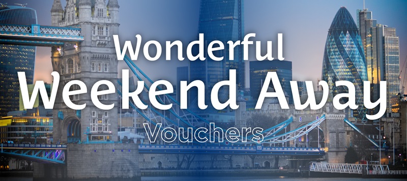 Wonderful weekend away vouchers